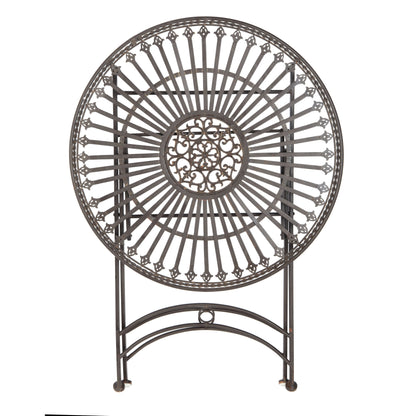 SAFAVIEH Outdoor Saige Victorian Iron 3-Piece Bistro Set - 28Wx28Dx38H