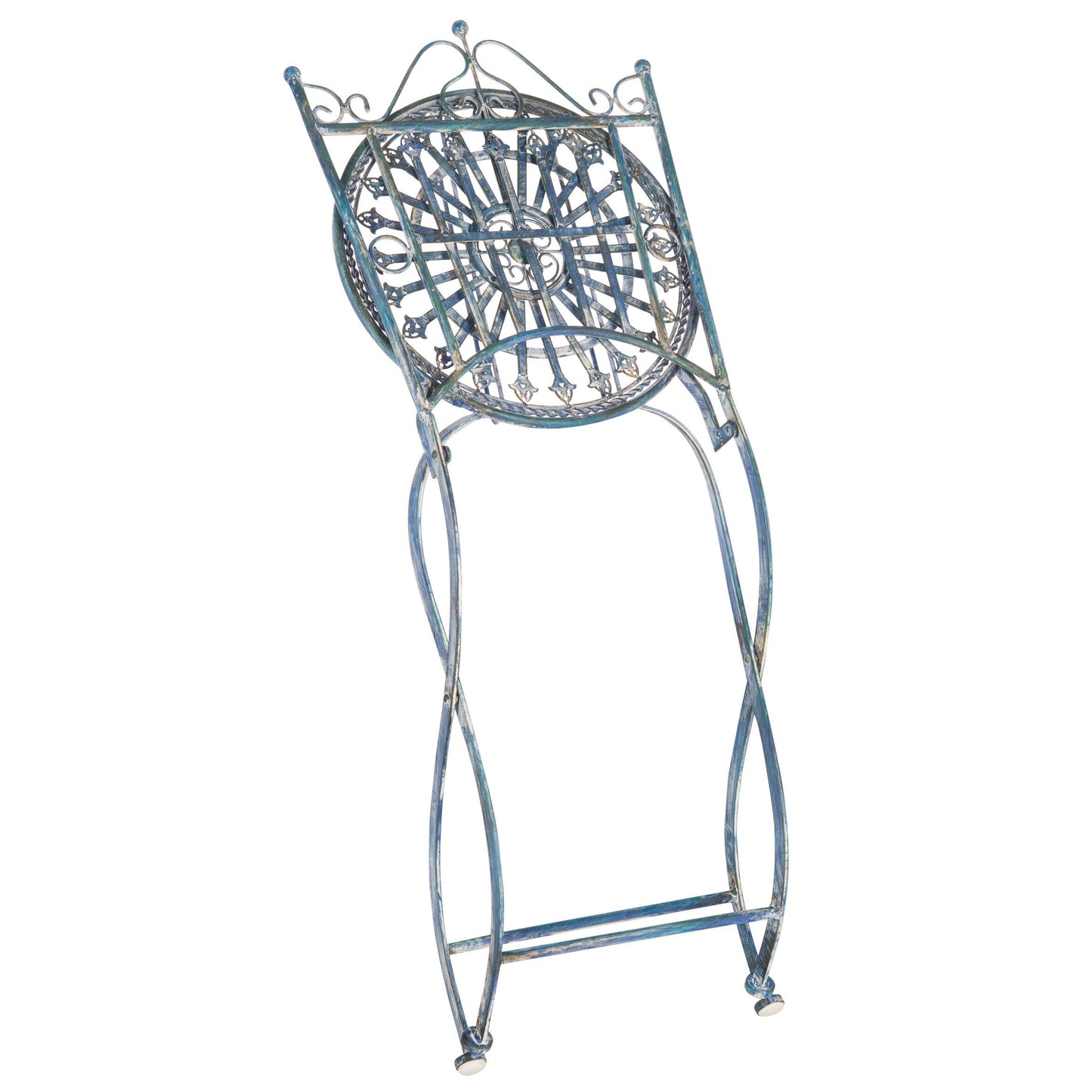 SAFAVIEH Outdoor Saige Victorian Iron 3-Piece Bistro Set - 28Wx28Dx38H