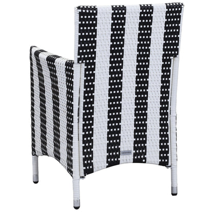 SAFAVIEH Outdoor Simka Brown/ Sand Patio Set (4-Piece) - 43W x 34D x 23H