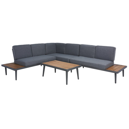 SAFAVIEH Outdoor Wendela Corner Living Set - 47W x 28D x 38H