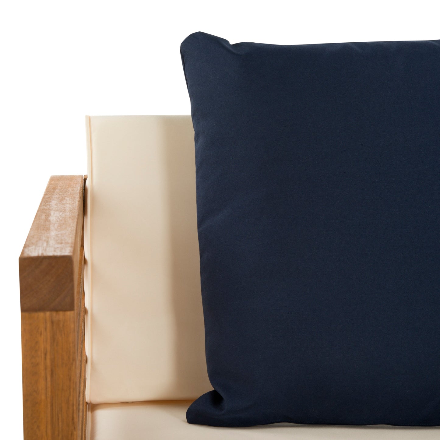SAFAVIEH Outdoor Yoselin 4-Piece Set with Accent Pillow - 51W x 26D x 26H