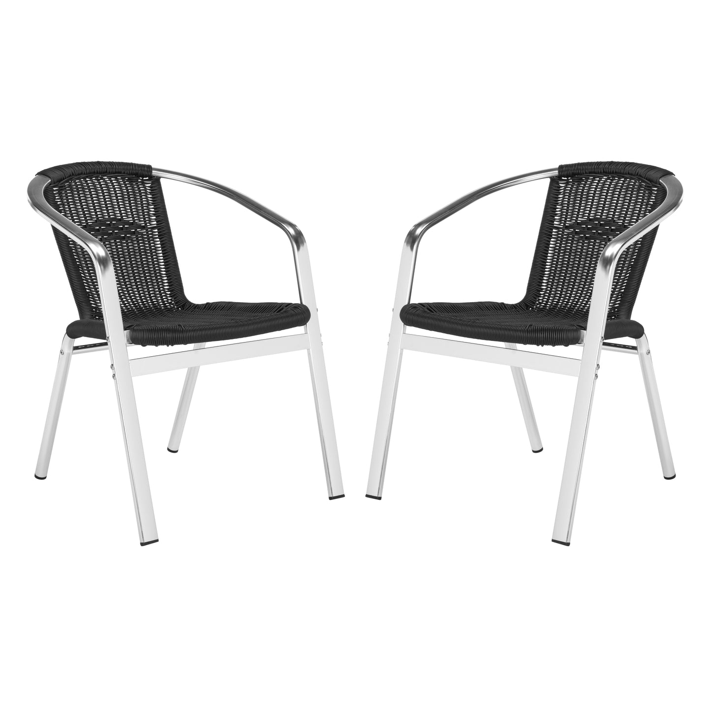 SAFAVIEH Shelia Indoor Outdoor Stackable Chair (Set of 2) - 22W x 23D x 28H