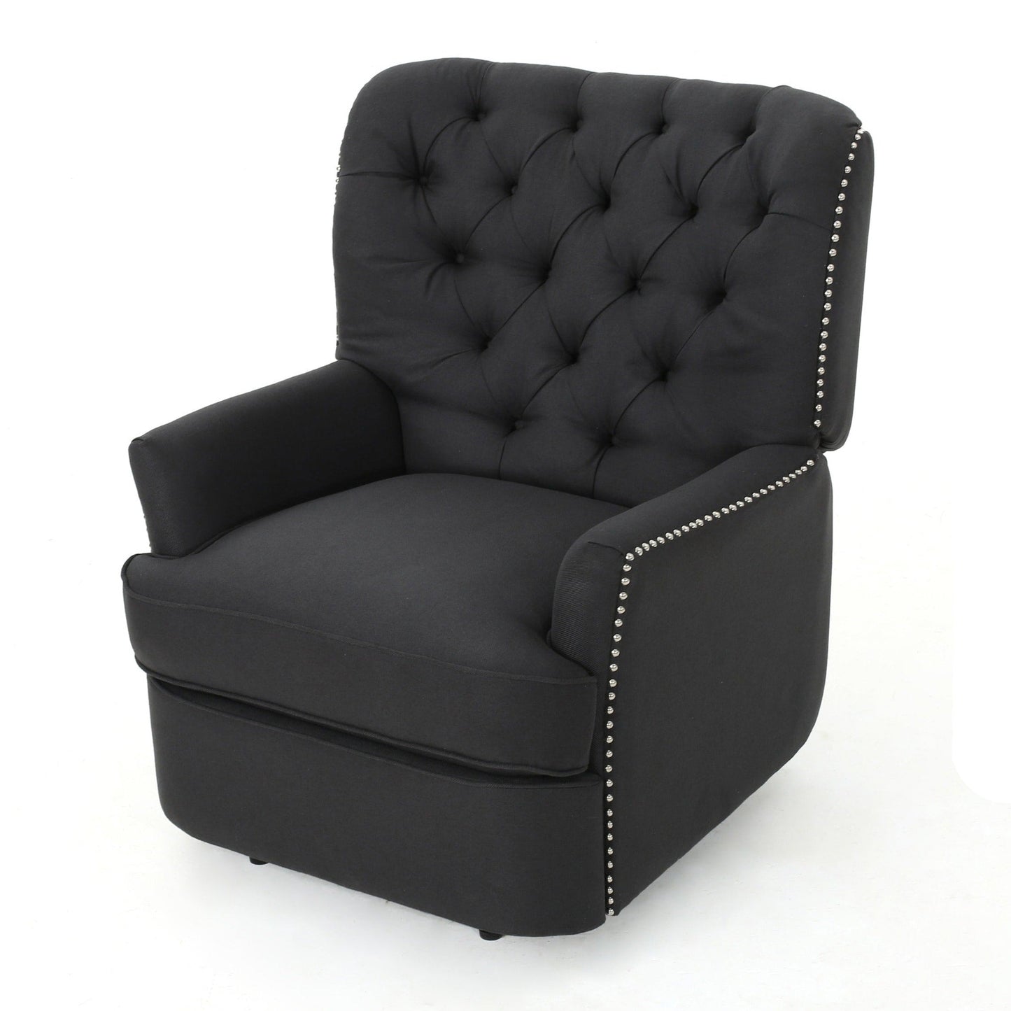 Salomo Tufted Fabric Power Recliner by Christopher Knight Home