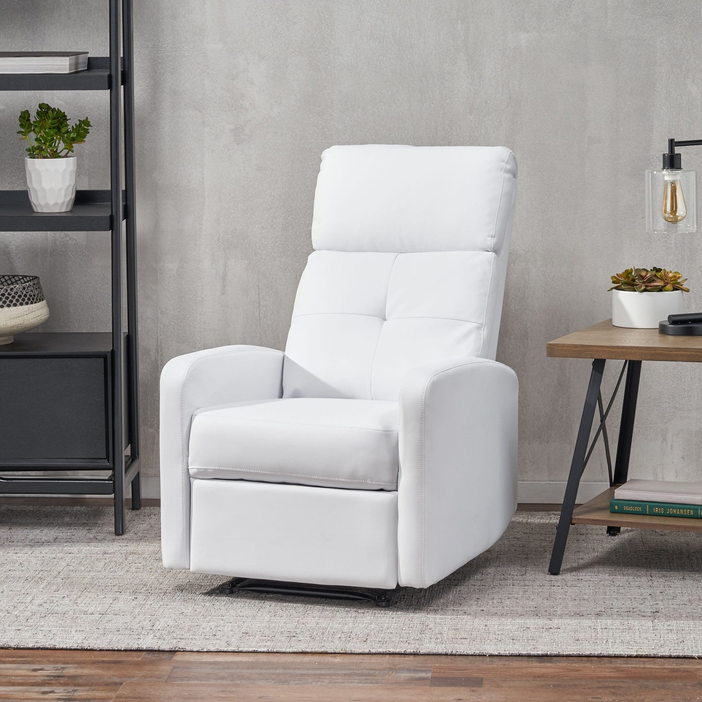 Samedi PU Leather Recliner Club Chair by Christopher Knight Home