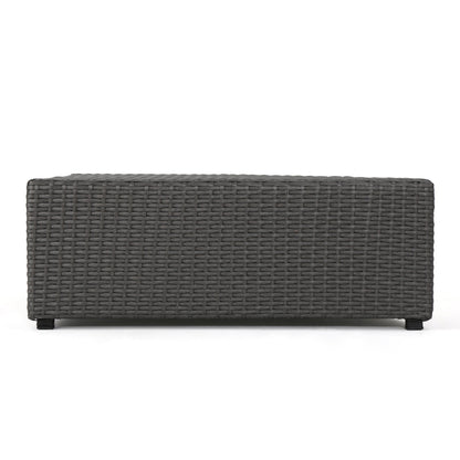 Santa Cruz Outdoor 8-piece Wicker Sofa Set with Water Resistant Cushions by Christopher Knight Home