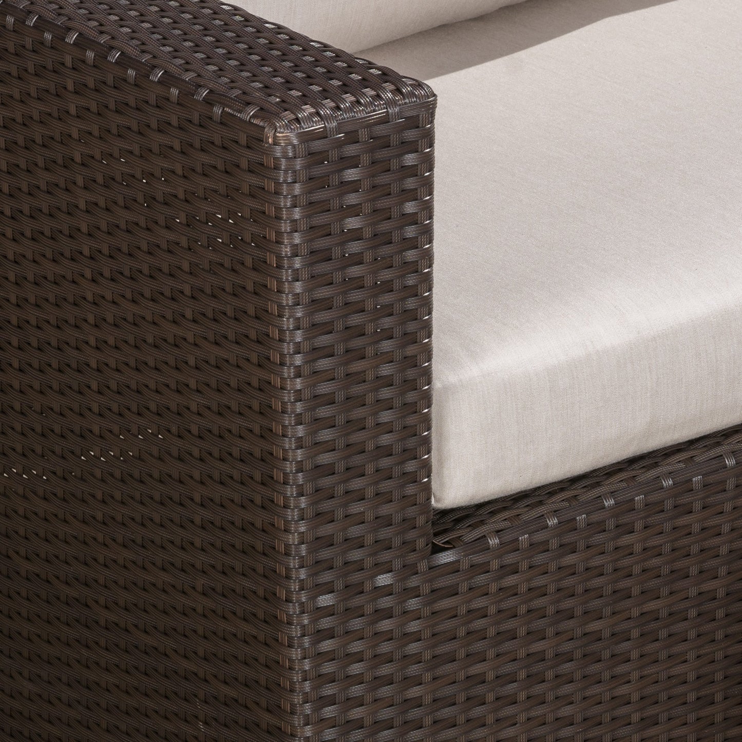 Santa Rosa Outdoor 5-piece Wicker Seating Sectional Set with Cushions by Christopher Knight Home