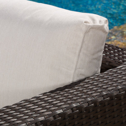 Santa Rosa Outdoor 5-piece Wicker Seating Sectional Set with Cushions by Christopher Knight Home