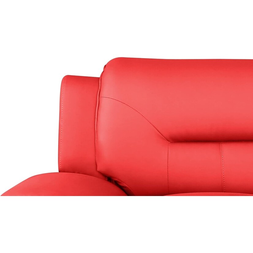 Sanuel 79.2 Faux Leather Pillow Top Arm Sofa