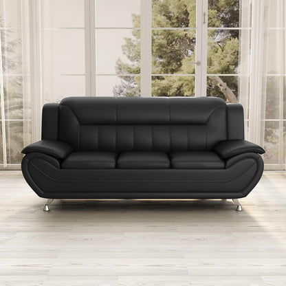Sanuel 79.2 Faux Leather Pillow Top Arm Sofa