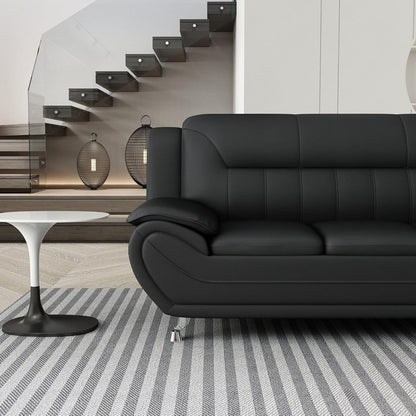 Sanuel 79.2 Faux Leather Pillow Top Arm Sofa