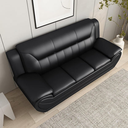 Sanuel 79.2 Faux Leather Pillow Top Arm Sofa