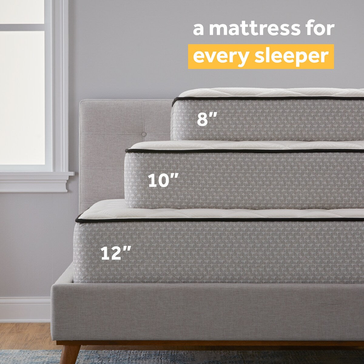 Sealy 10-Inch Encased Coil Innerspring Mattress in a Box