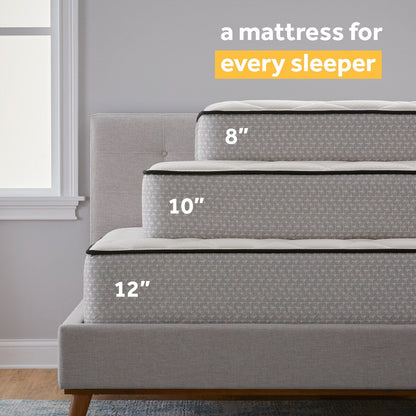 Sealy 10-Inch Encased Coil Innerspring Mattress in a Box
