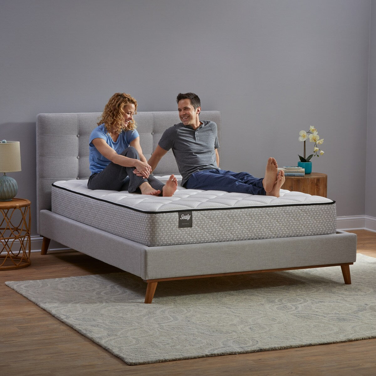Sealy 10-Inch Encased Coil Innerspring Mattress in a Box