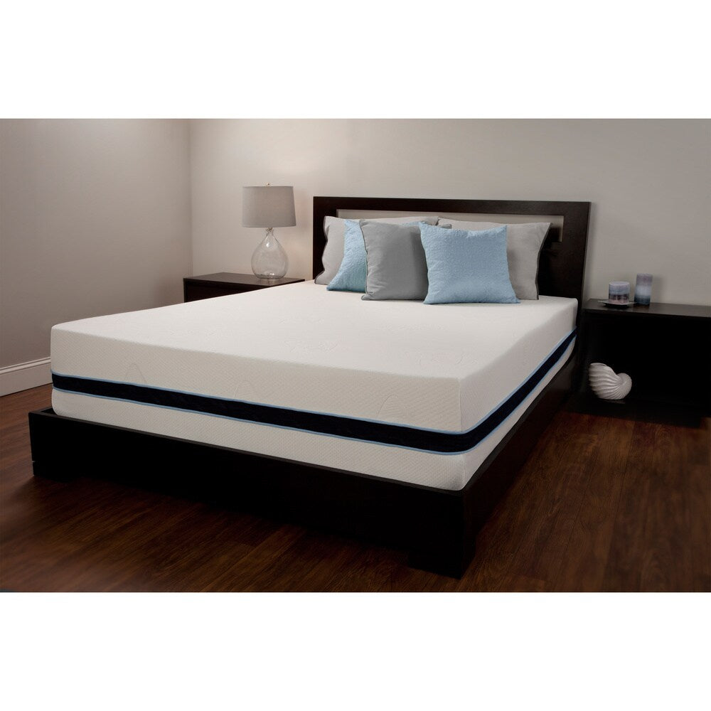 Sealy 12-inch Twin-size Memory Foam Mattress - White