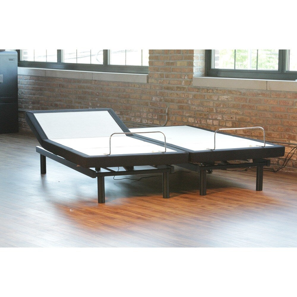 Sealy Conform Essentials 11.5-inch Plush Split California King-size Gel Memory Foam Ease Adjustable Mattress Set