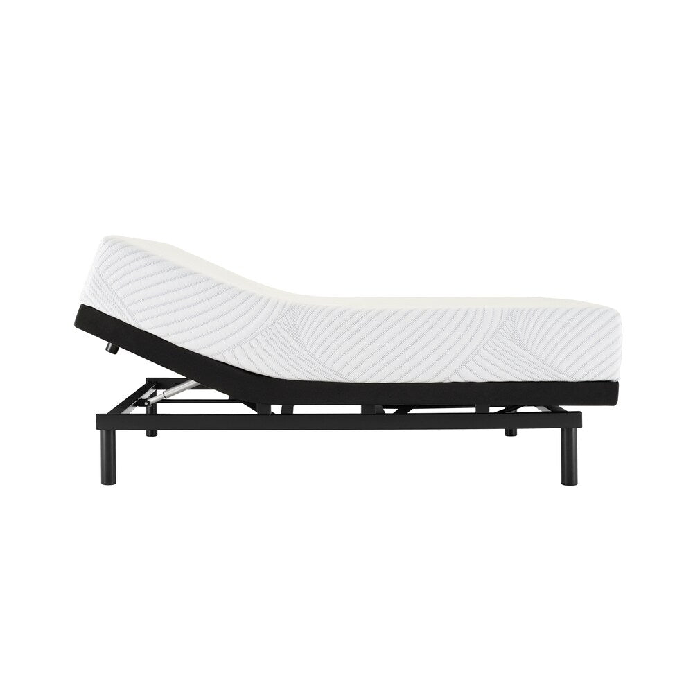 Sealy Conform Essentials 11.5-inch Plush Split California King-size Gel Memory Foam Ease Adjustable Mattress Set
