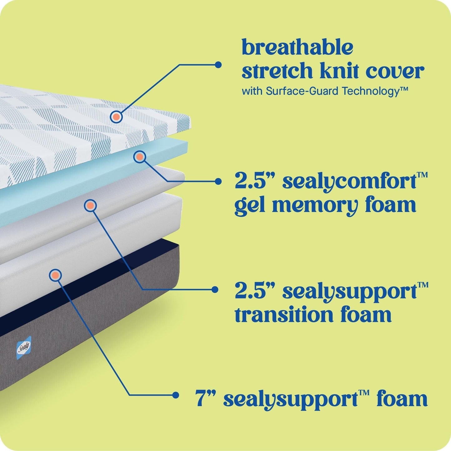 Sealy Dreamlife 12 Foam Mattress-in-a-Box