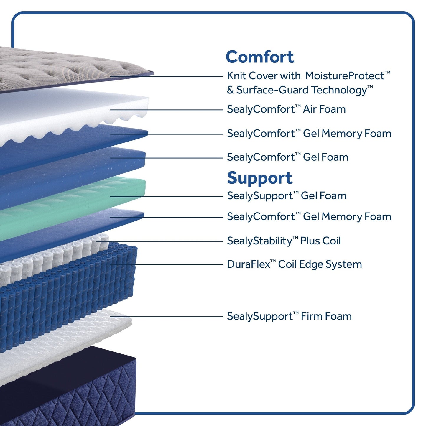 Sealy Dudley Chase 14.5 Soft Tight Top Innerspring Mattress