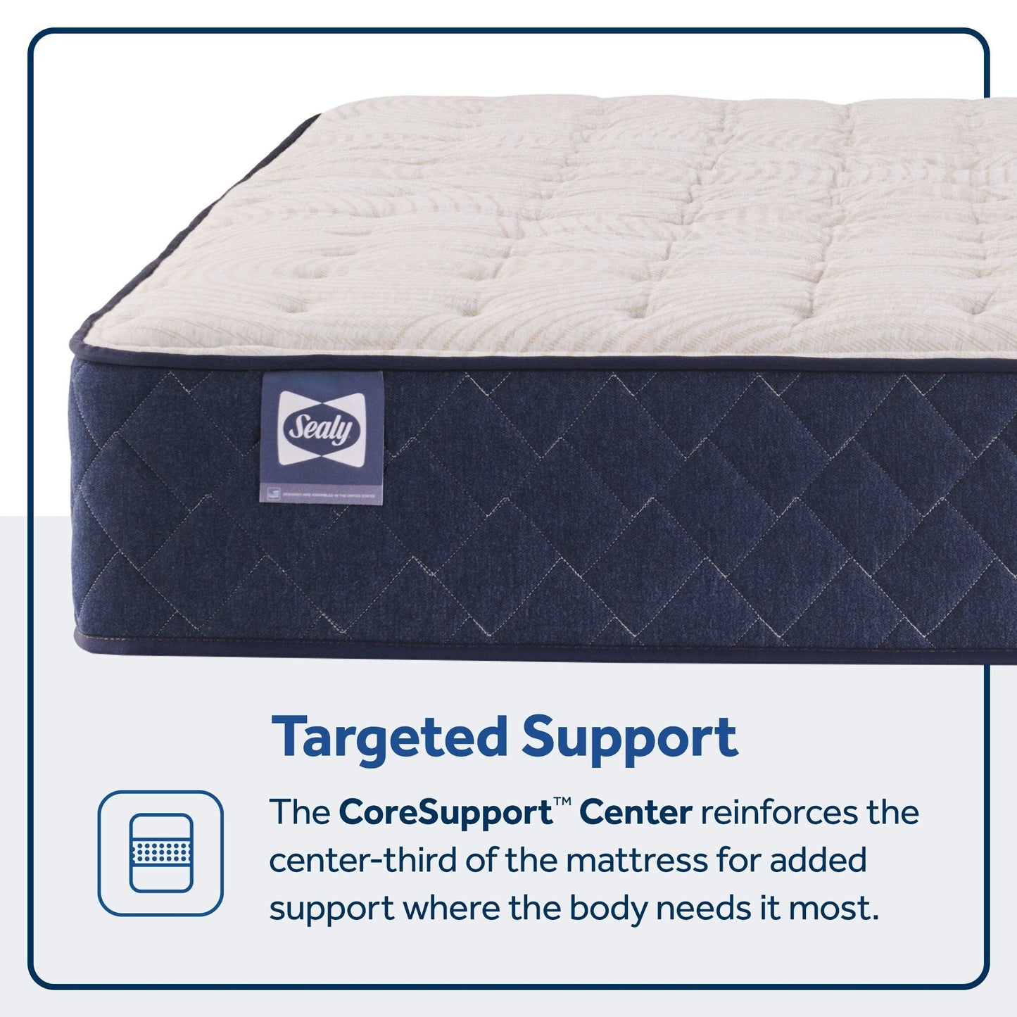 Sealy Farely Elm 12.5 Firm Tight Top Innerspring Mattress & 9 Foundation
