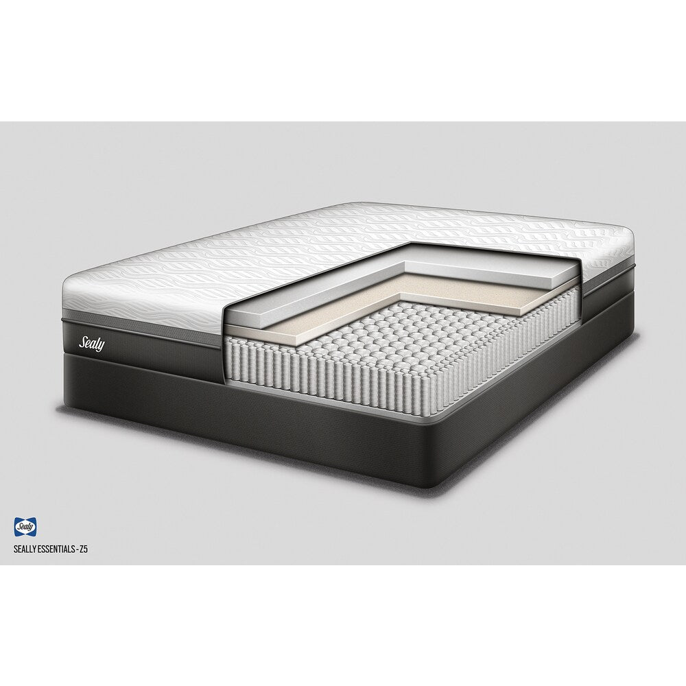 Sealy Hybrid Essentials 12-inch Split California King-size Mattress Set