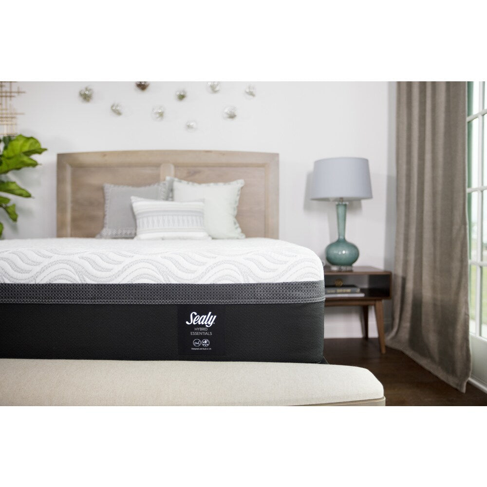 Sealy Hybrid Essentials 12-inch Split California King-size Mattress Set