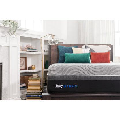 Sealy Hybrid Performance 13.5-inch Split California King-size Mattress Set