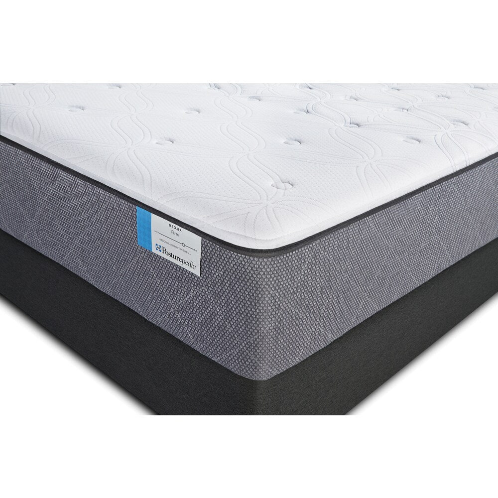 Sealy Posturepedic Happy Canyon Plush Full-size Mattress Set - White/Grey