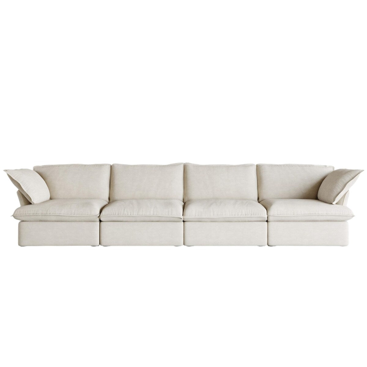Sectional Couches for Living Room, Modular Sectional Sofa 4 Seat, Cushion Covers Removable