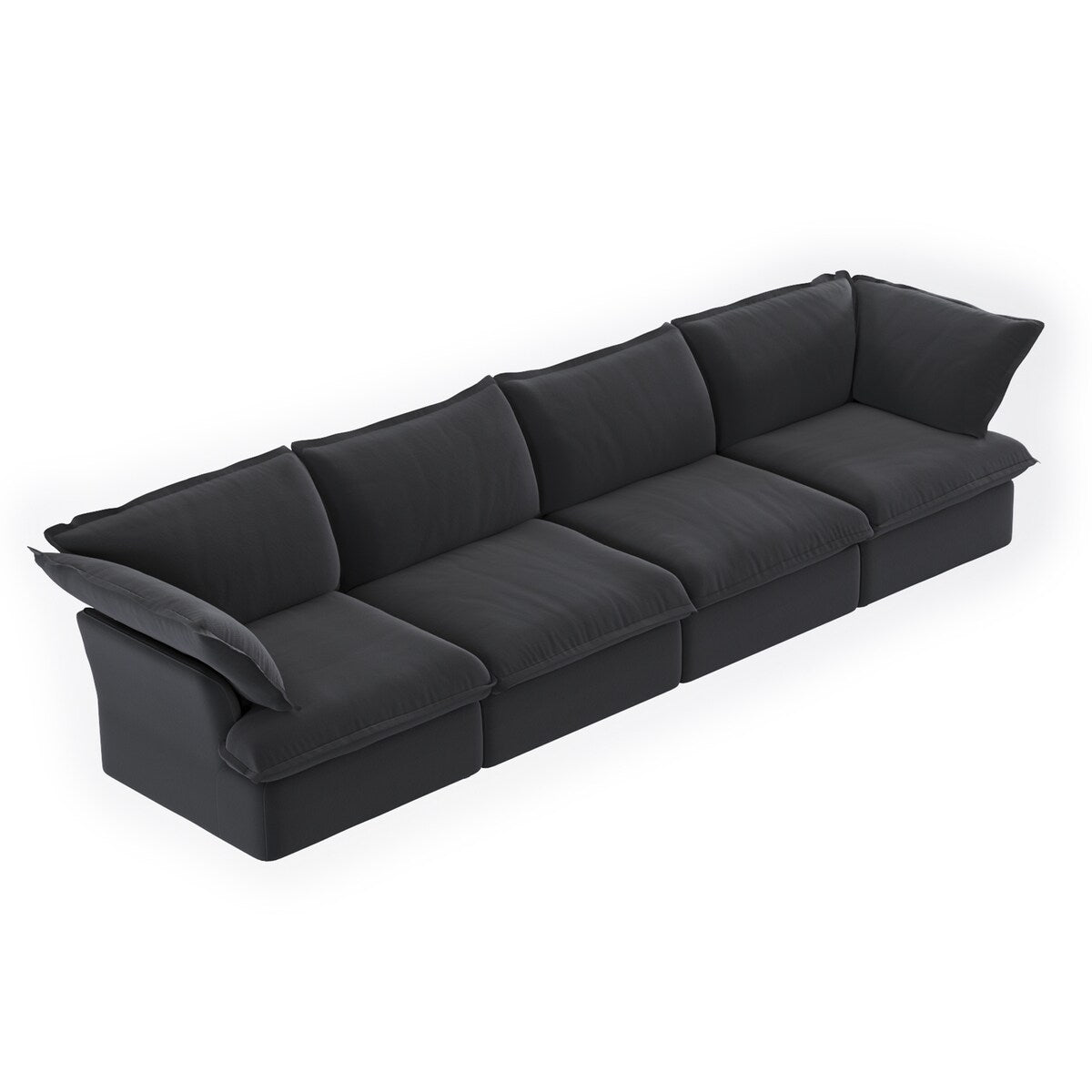 Sectional Couches for Living Room, Modular Sectional Sofa 4 Seat, Cushion Covers Removable
