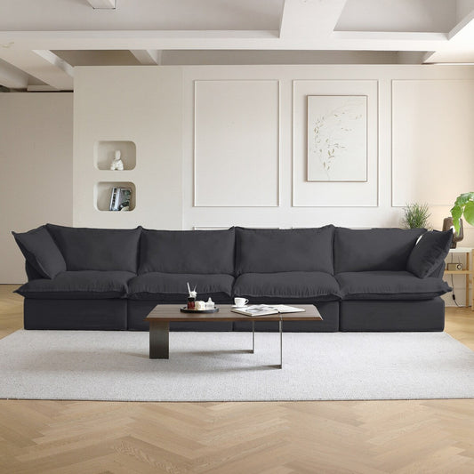 Sectional Couches for Living Room, Modular Sectional Sofa 4 Seat, Cushion Covers Removable