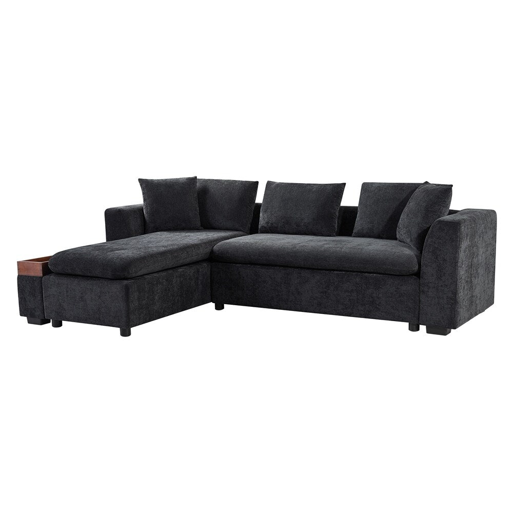 Sectional Sofa 93.7 Inch L-shaped Sofa Upholstered Sofa Couch
