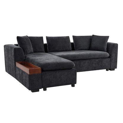 Sectional Sofa 93.7 Inch L-shaped Sofa Upholstered Sofa Couch