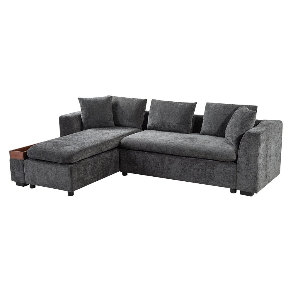 Sectional Sofa 93.7 Inch L-shaped Sofa Upholstered Sofa Couch