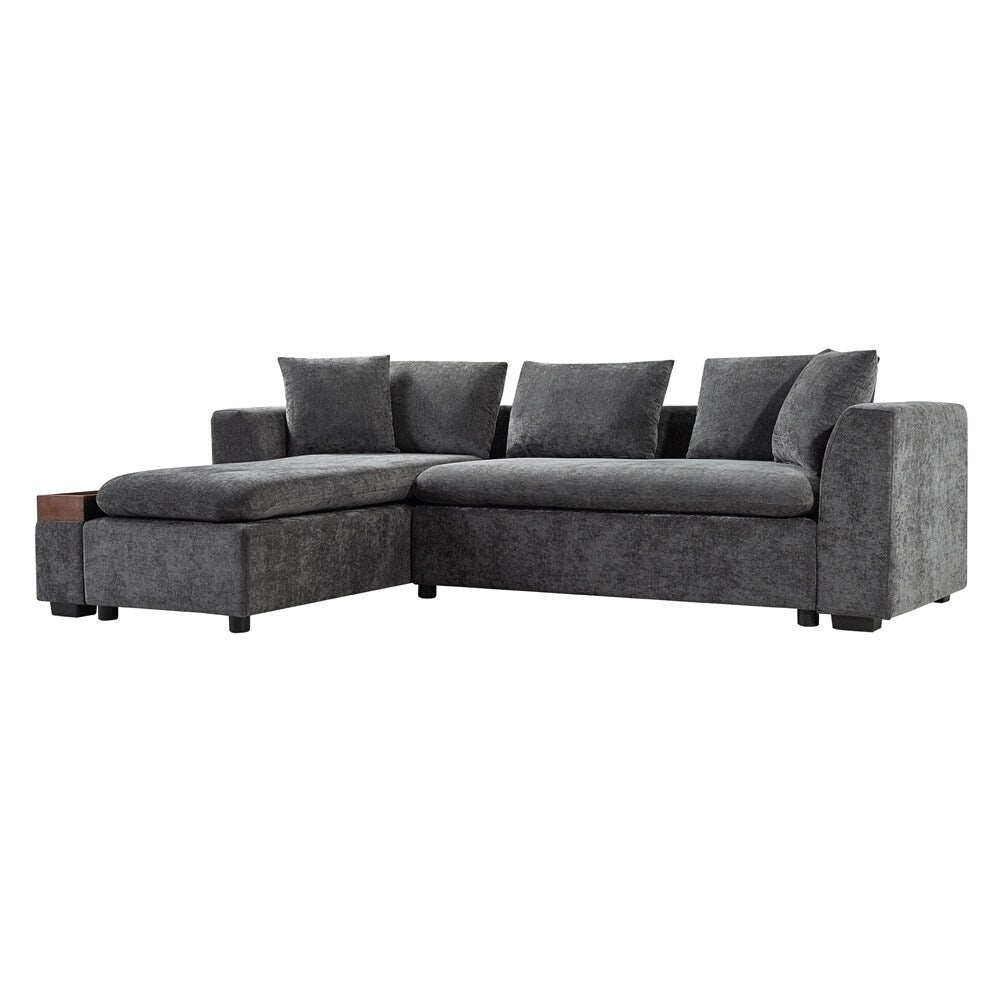 Sectional Sofa 93.7 Inch L-shaped Sofa Upholstered Sofa Couch