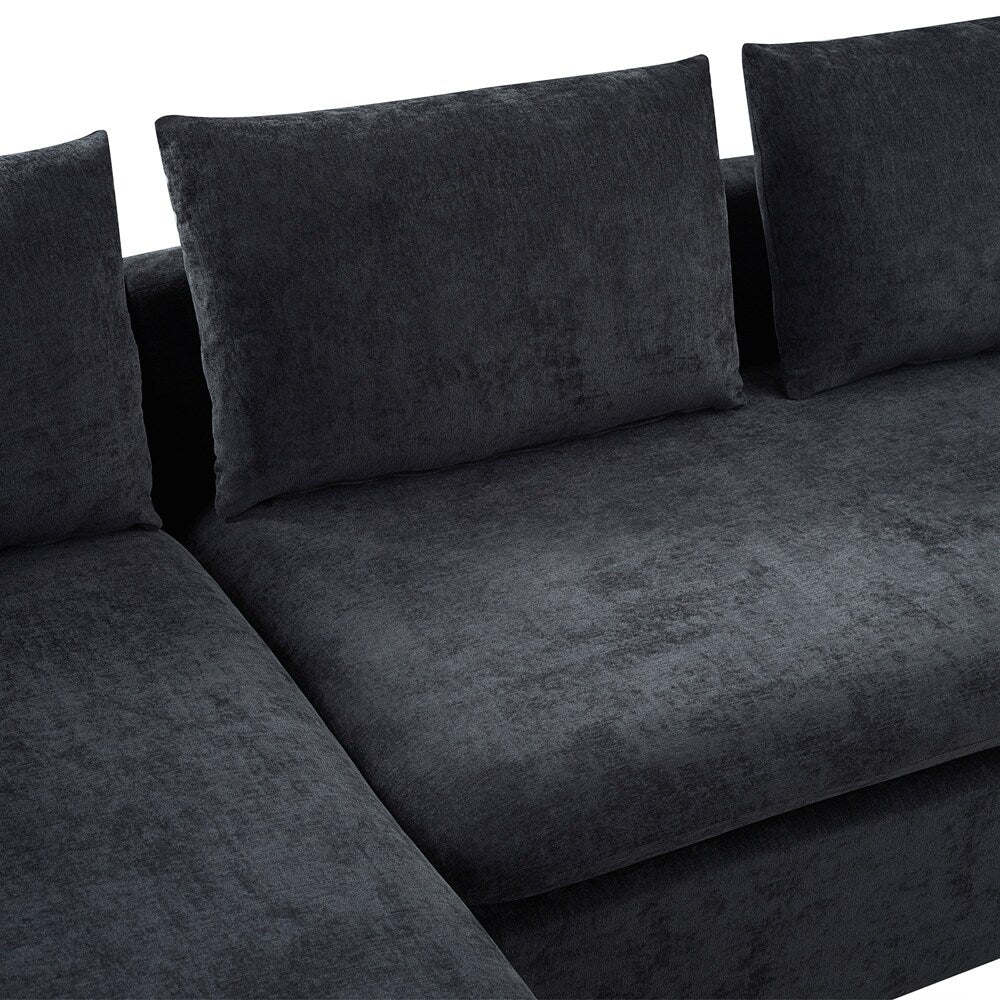 Sectional Sofa 93.7 Inch L-shaped Sofa Upholstered Sofa Couch