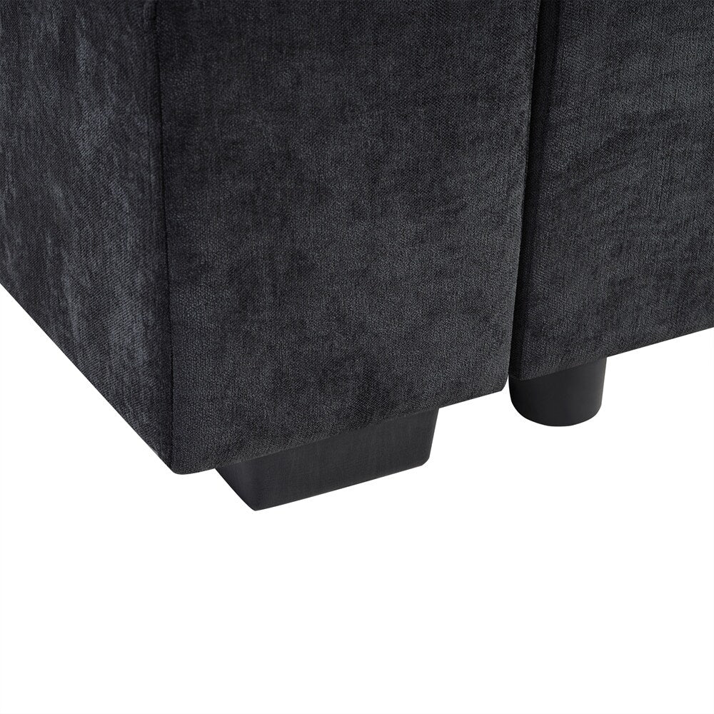 Sectional Sofa 93.7 Inch L-shaped Sofa Upholstered Sofa Couch