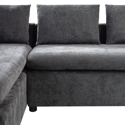 Sectional Sofa 93.7 Inch L-shaped Sofa Upholstered Sofa Couch