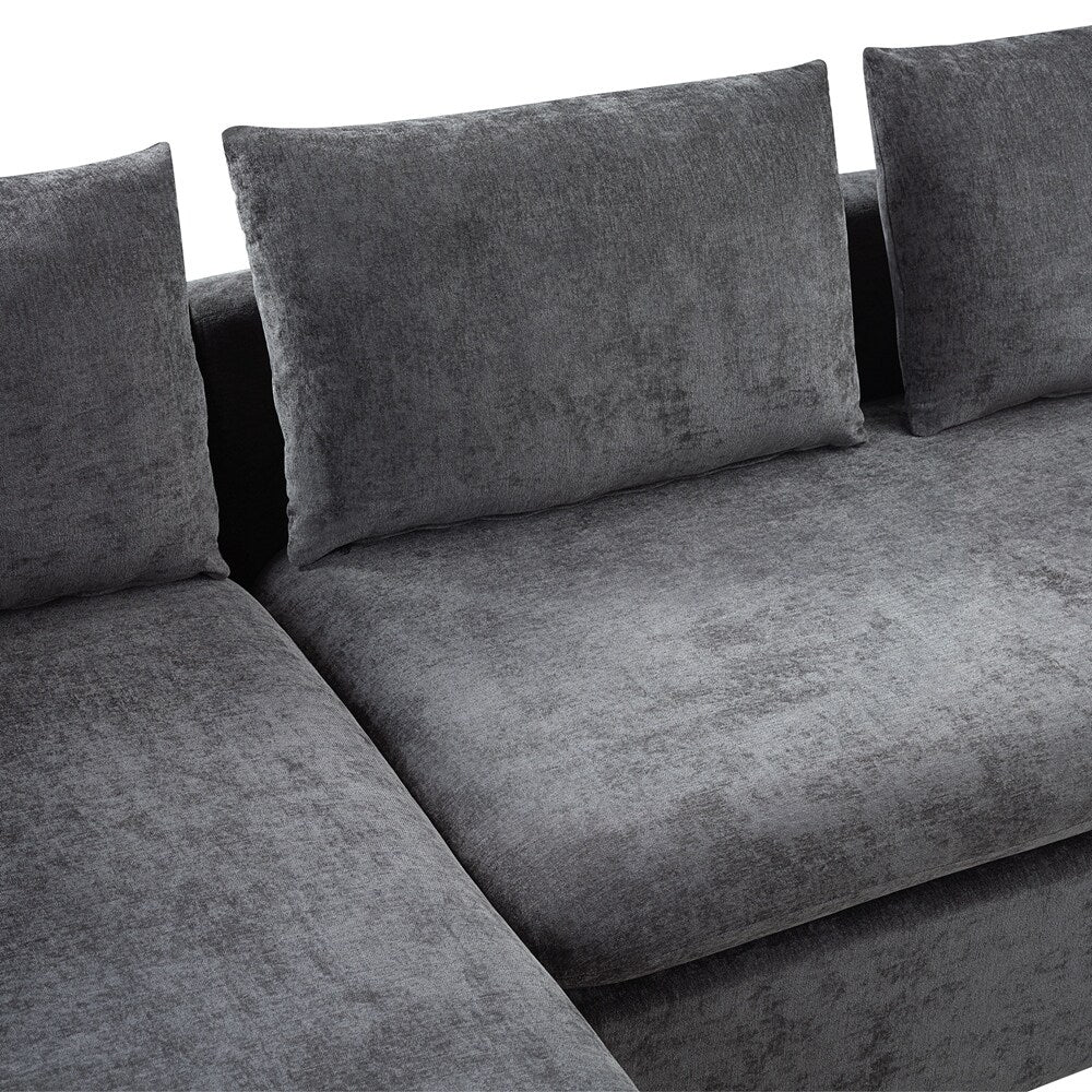 Sectional Sofa 93.7 Inch L-shaped Sofa Upholstered Sofa Couch