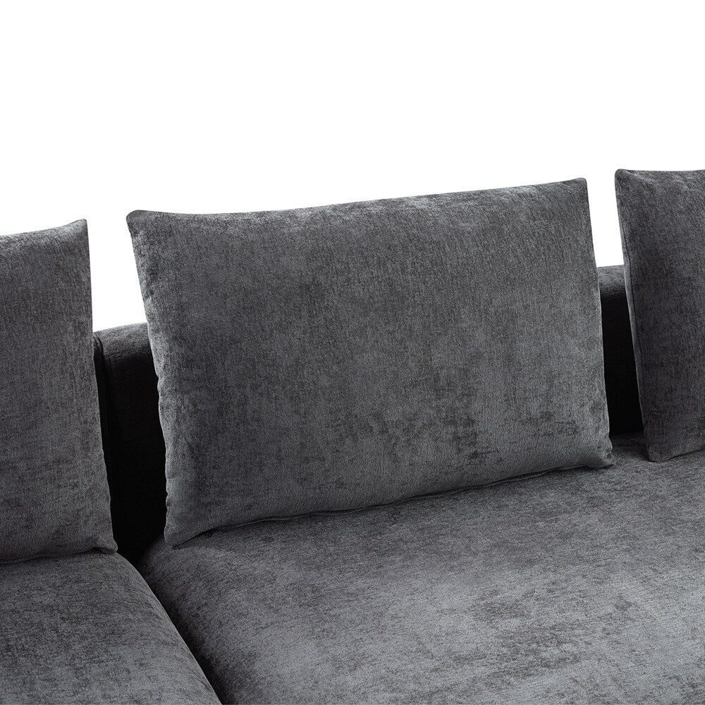 Sectional Sofa 93.7 Inch L-shaped Sofa Upholstered Sofa Couch