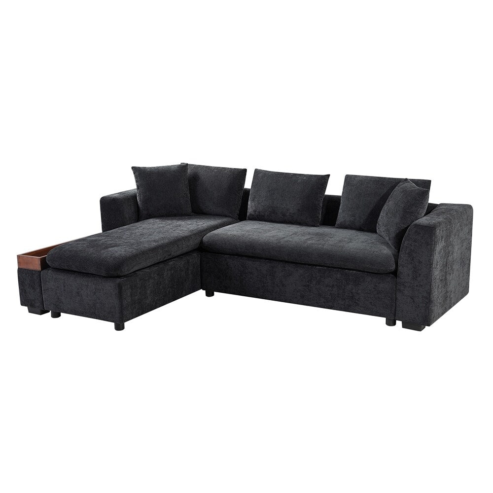 Sectional Sofa 93.7 Inch L-shaped Sofa Upholstered Sofa Couch