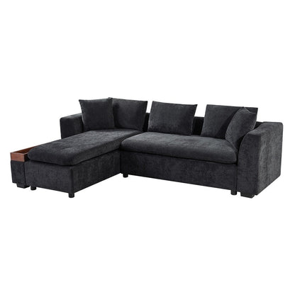 Sectional Sofa 93.7 Inch L-shaped Sofa Upholstered Sofa Couch