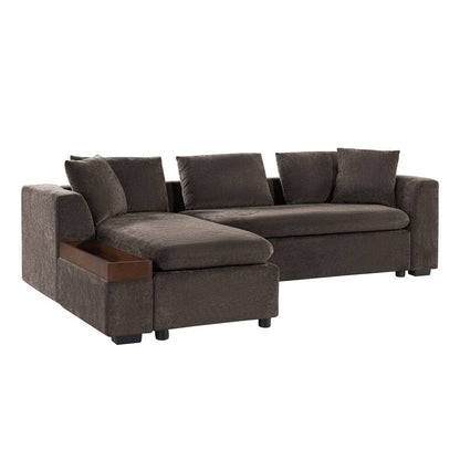 Sectional Sofa 93.7 Inch L-shaped Sofa Upholstered Sofa Couch