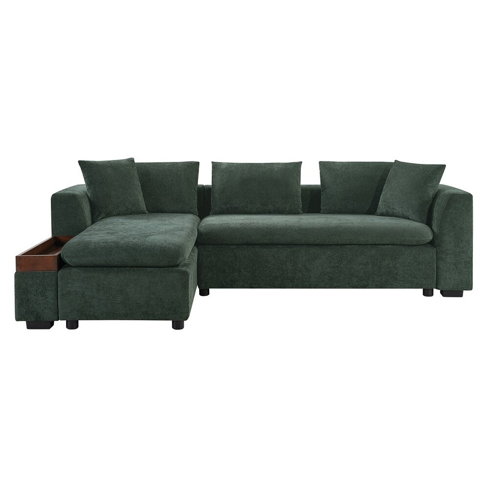 Sectional Sofa 93.7 Inch L-shaped Sofa Upholstered Sofa Couch