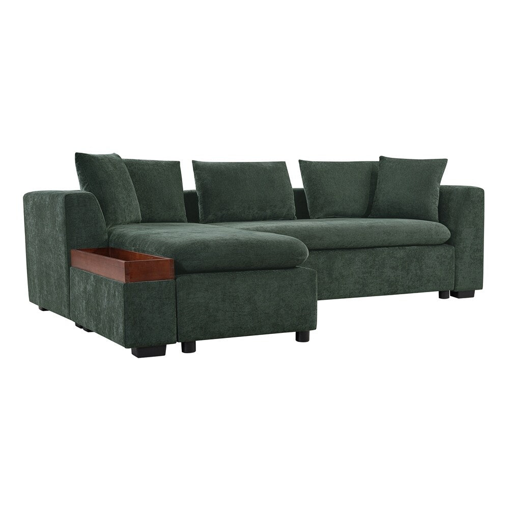 Sectional Sofa 93.7 Inch L-shaped Sofa Upholstered Sofa Couch