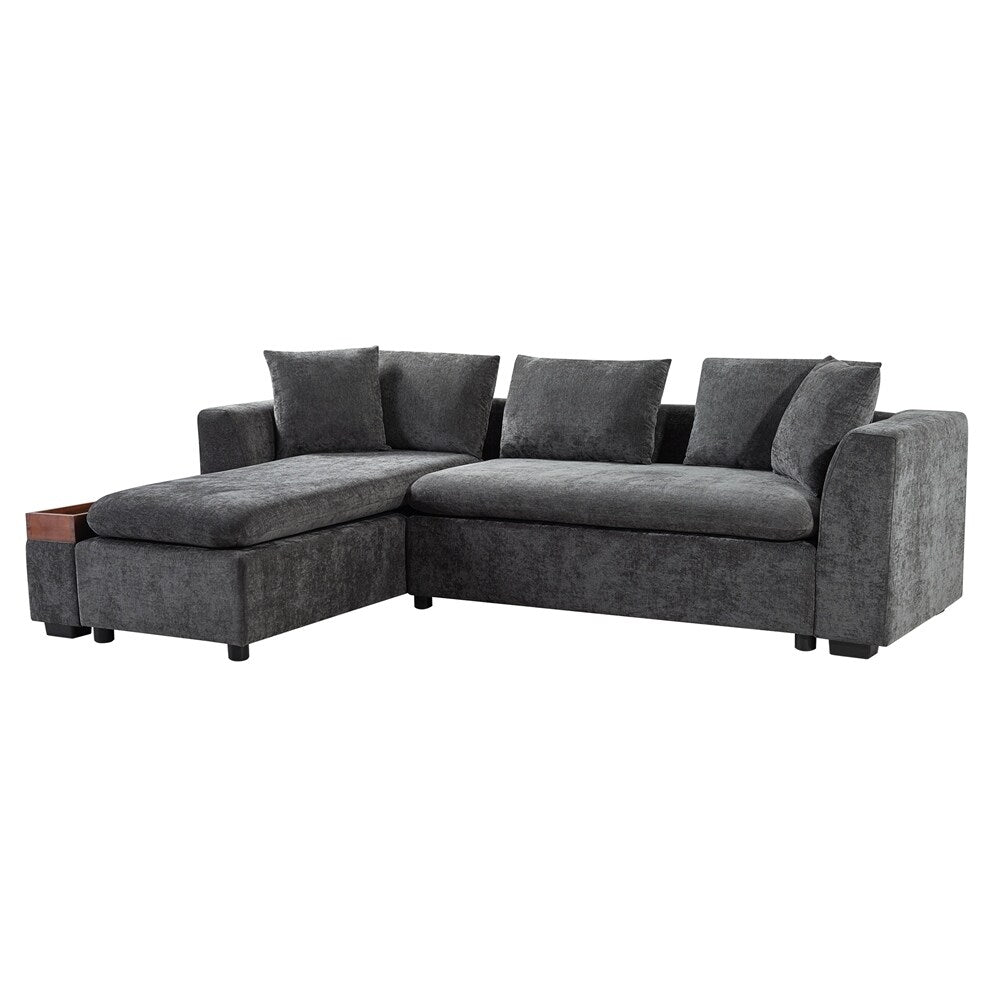Sectional Sofa 93.7 Inch L-shaped Sofa Upholstered Sofa Couch