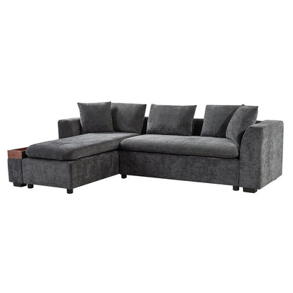 Sectional Sofa 93.7 Inch L-shaped Sofa Upholstered Sofa Couch