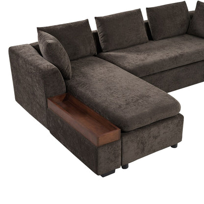 Sectional Sofa 93.7 Inch L-shaped Sofa Upholstered Sofa Couch
