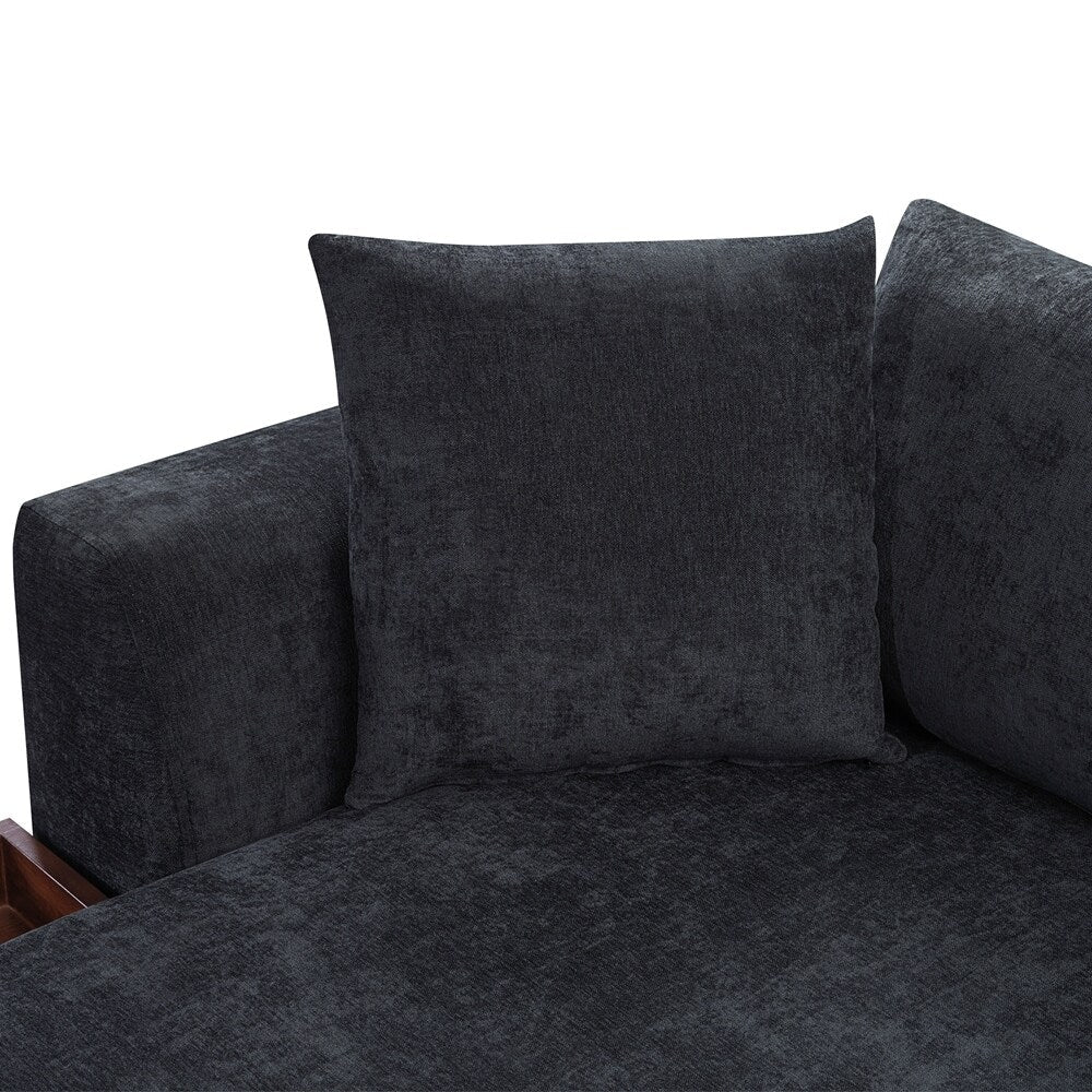 Sectional Sofa 93.7 Inch L-shaped Sofa Upholstered Sofa Couch