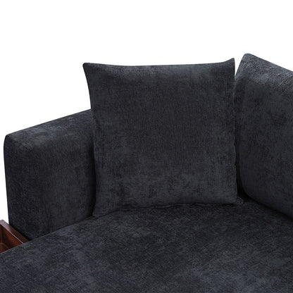 Sectional Sofa 93.7 Inch L-shaped Sofa Upholstered Sofa Couch